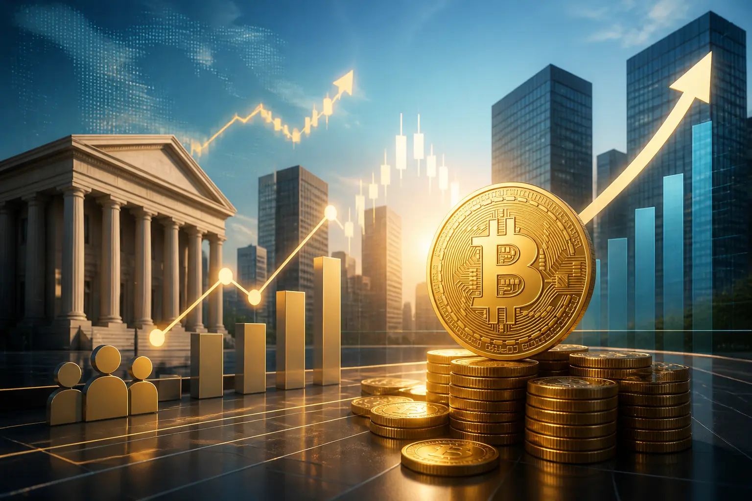 حاملو بيتكوين الحاليون يقودون نمو القيمة السوقية المحققة بـ12.8 مليار دولار