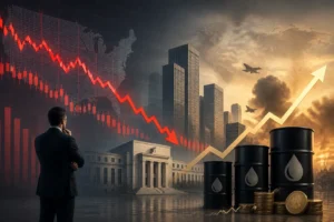 تراجع عقود مؤشرات الأسهم الأمريكية مع ارتفاع نفط برنت قرب 5% وسط مخاوف الحرب والتضخم