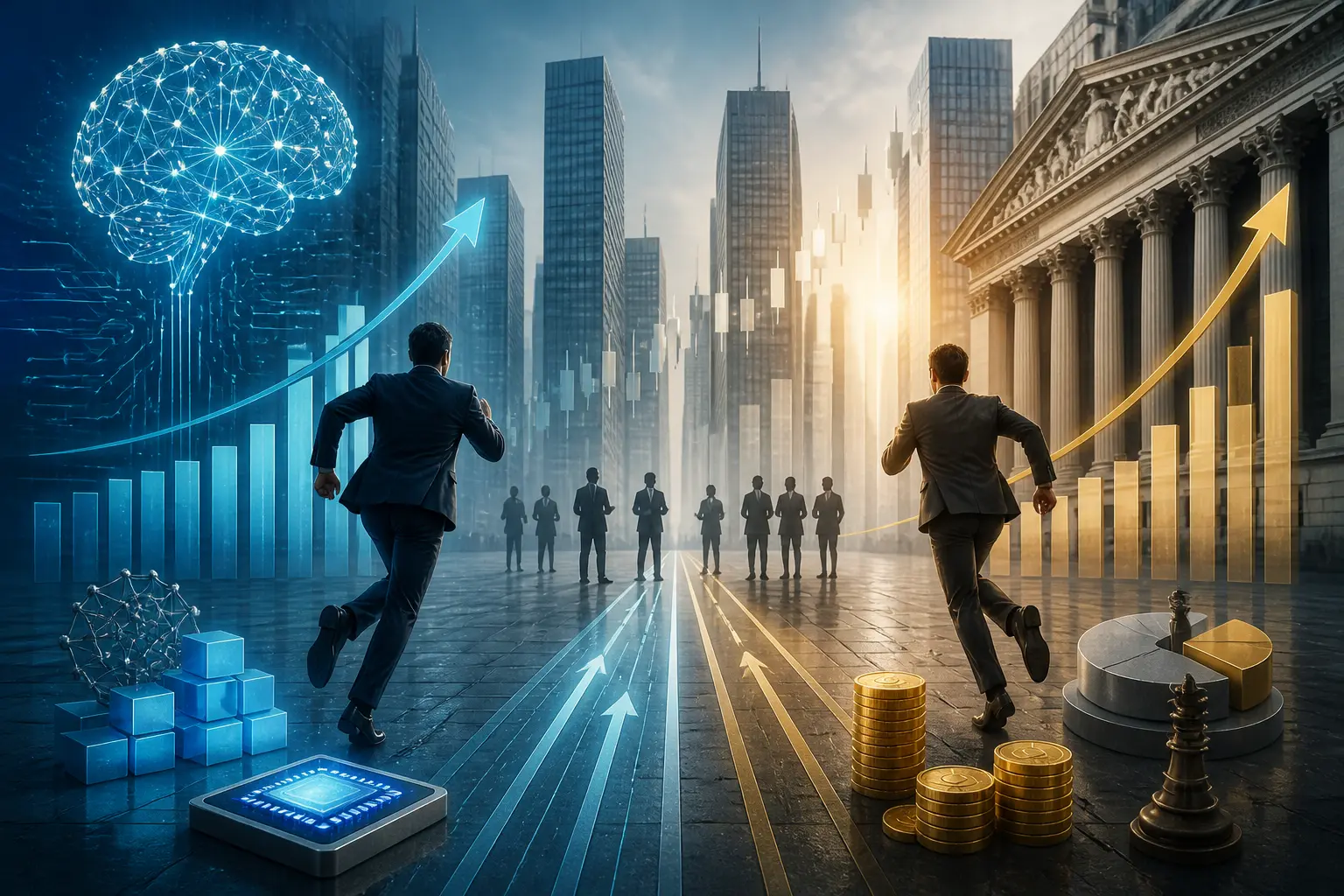 شركات الذكاء الاصطناعي الناشئة تتنافس مع الأسهم الخاصة لجذب المواهب في وول ستريت