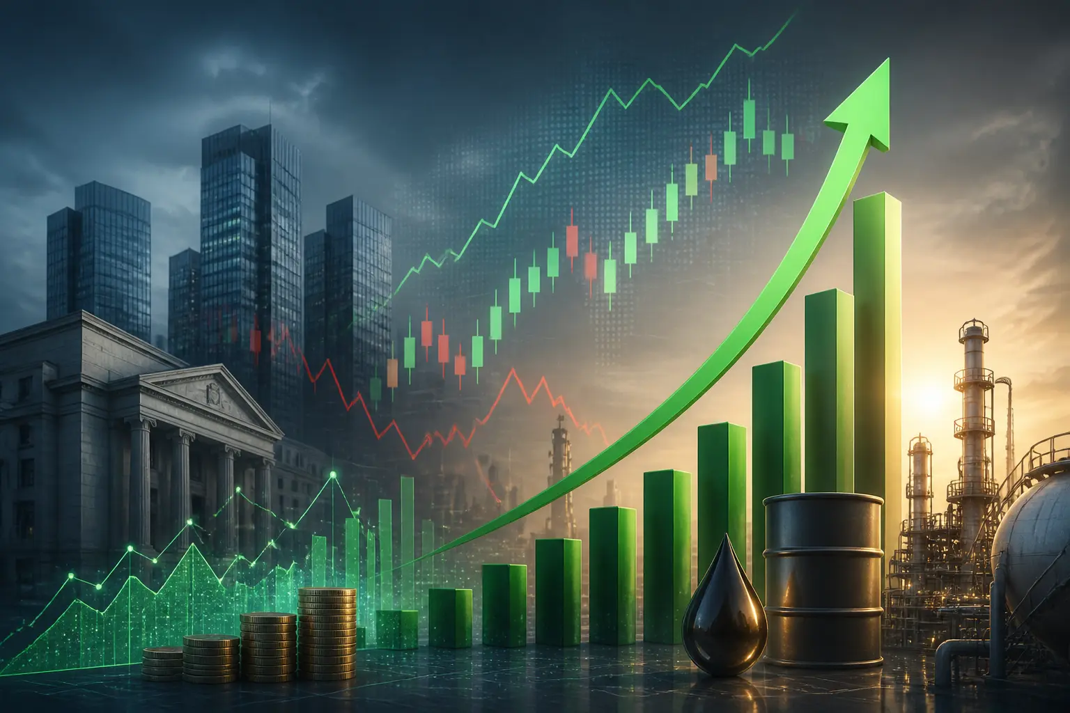 سهم طاقة يحقق ارتفاعًا قياسيًا بنسبة 71% وسط تذبذب الأسواق وقلق الدولار