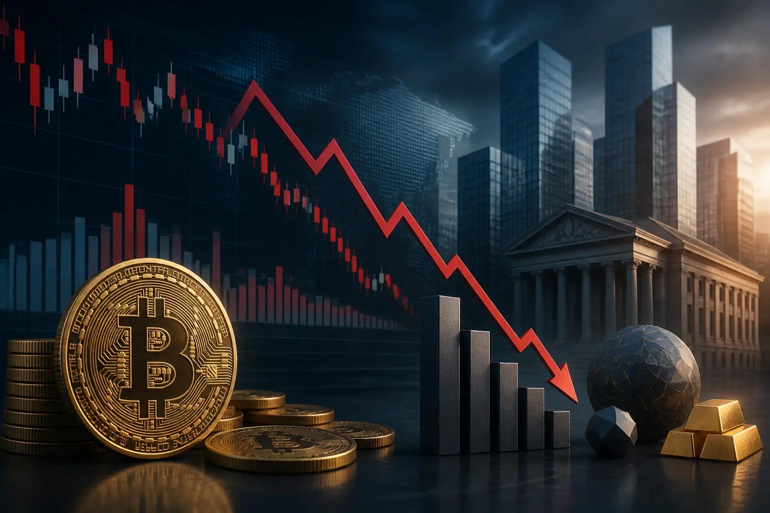 بيتكوين يتراجع إلى 82,000 دولار مع قرب تسجيل خسائر أسبوعية