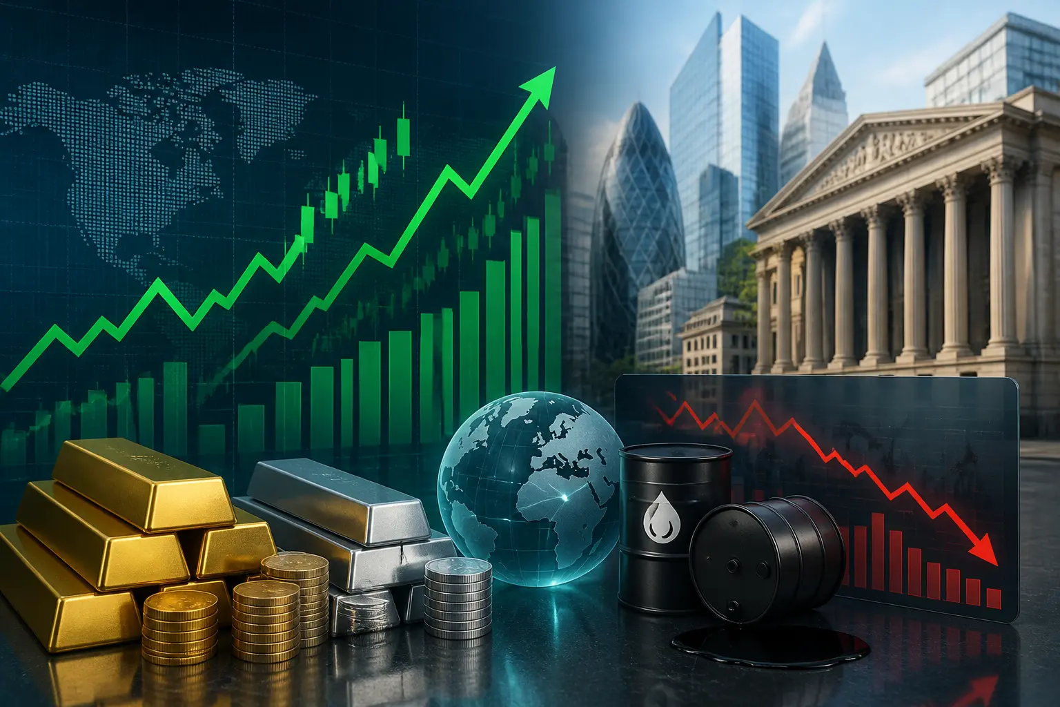 مؤشر FTSE 100 يرتفع مع تراجع أسعار النفط عقب استبعاد ترامب ضرب إيران قبل الانتخابات