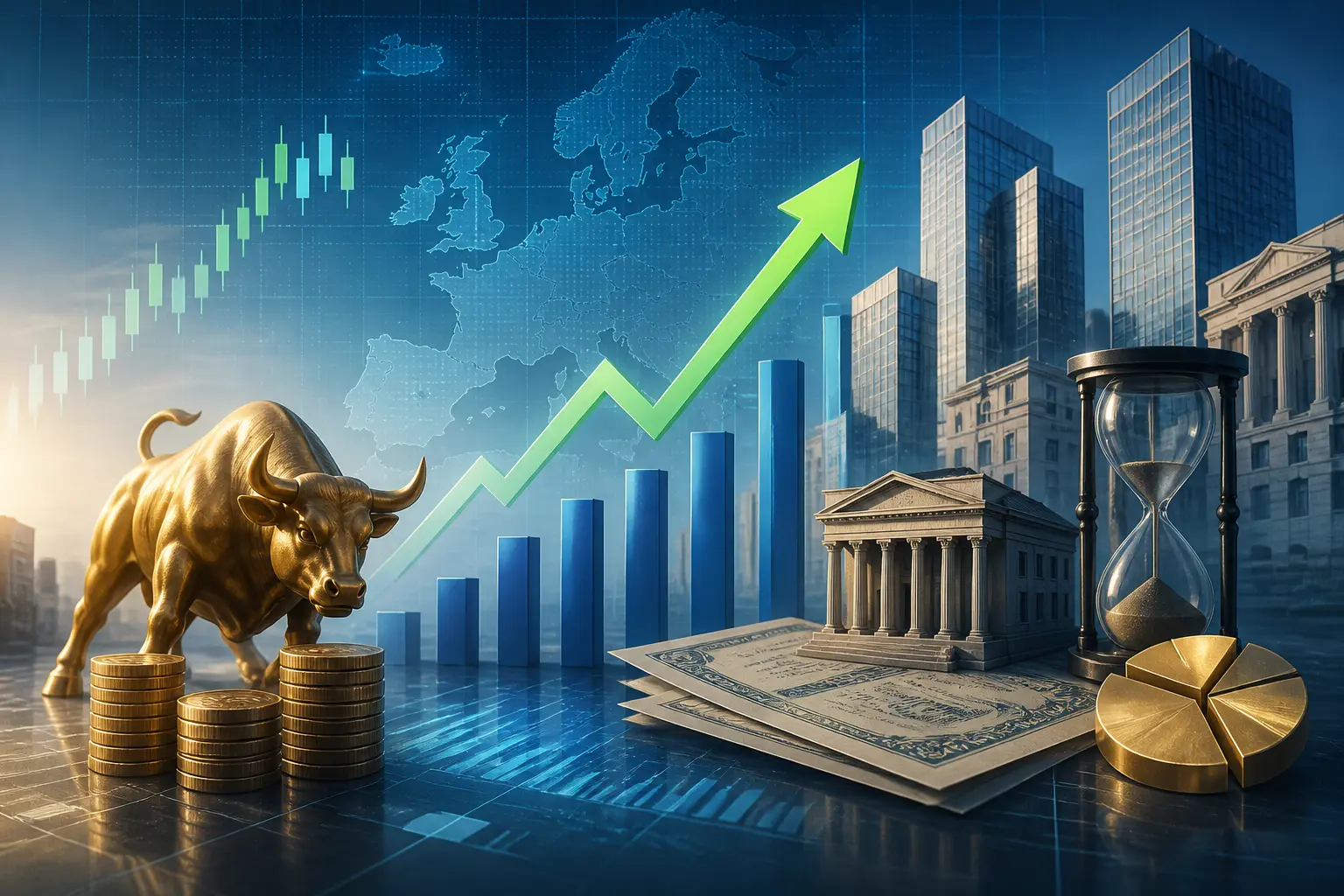 الأسهم الأوروبية ترتفع مع تراجع عوائد السندات وترقب بيانات التضخم الأمريكية