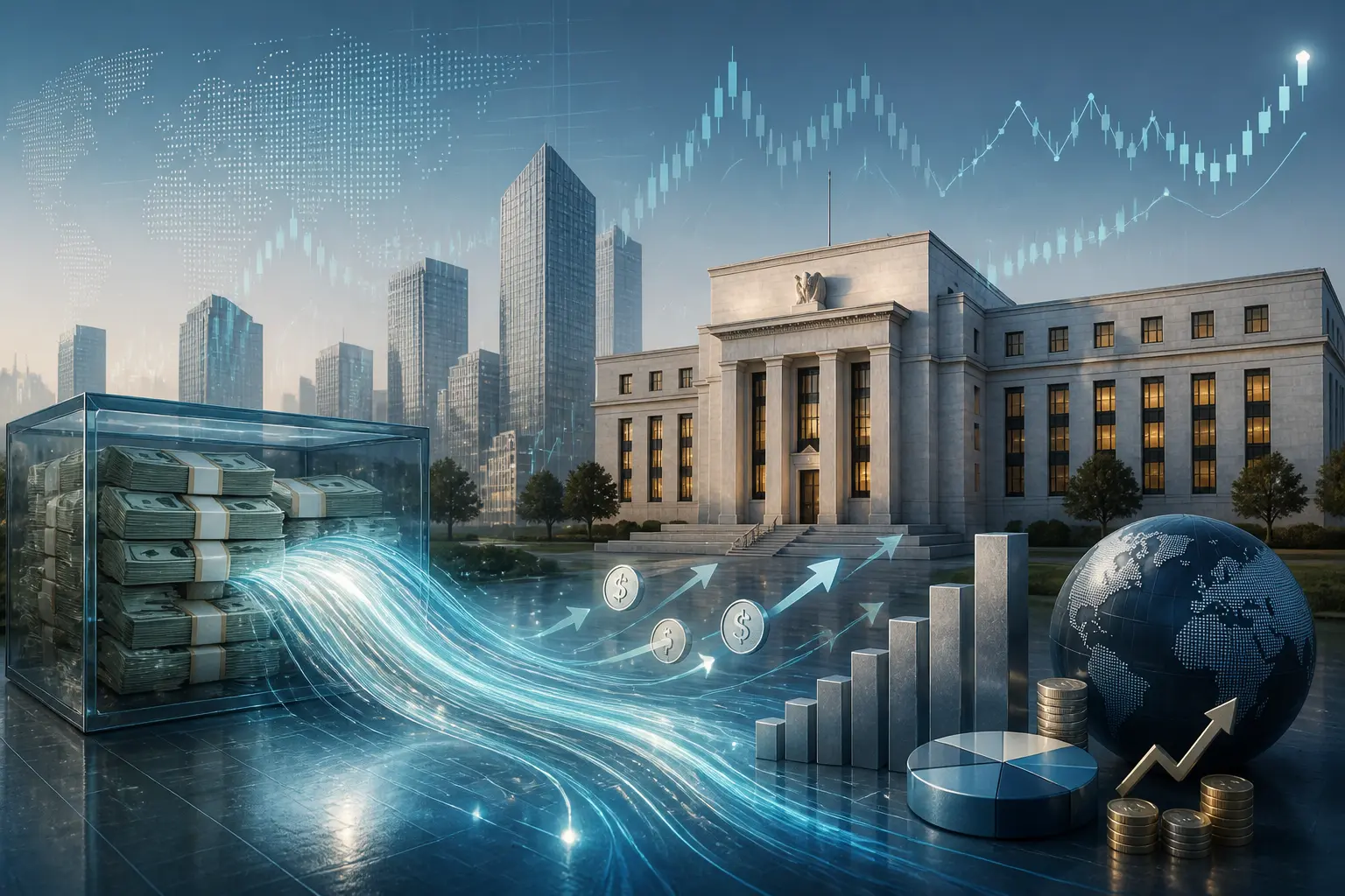 8 تريليون دولار في صناديق أسواق المال تنتظر قرار الفيدرالي لبدء الحركة