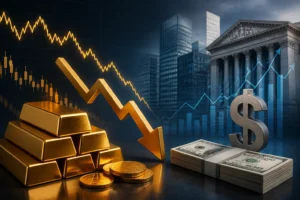 الذهب يتراجع قرب 4200 دولار مع استقرار الدولار وعوائد السندات الأمريكية