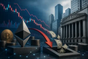 وول ستريت تسحب 56 مليون دولار من صناديق إيثريوم وسط تزايد مراكز البيع