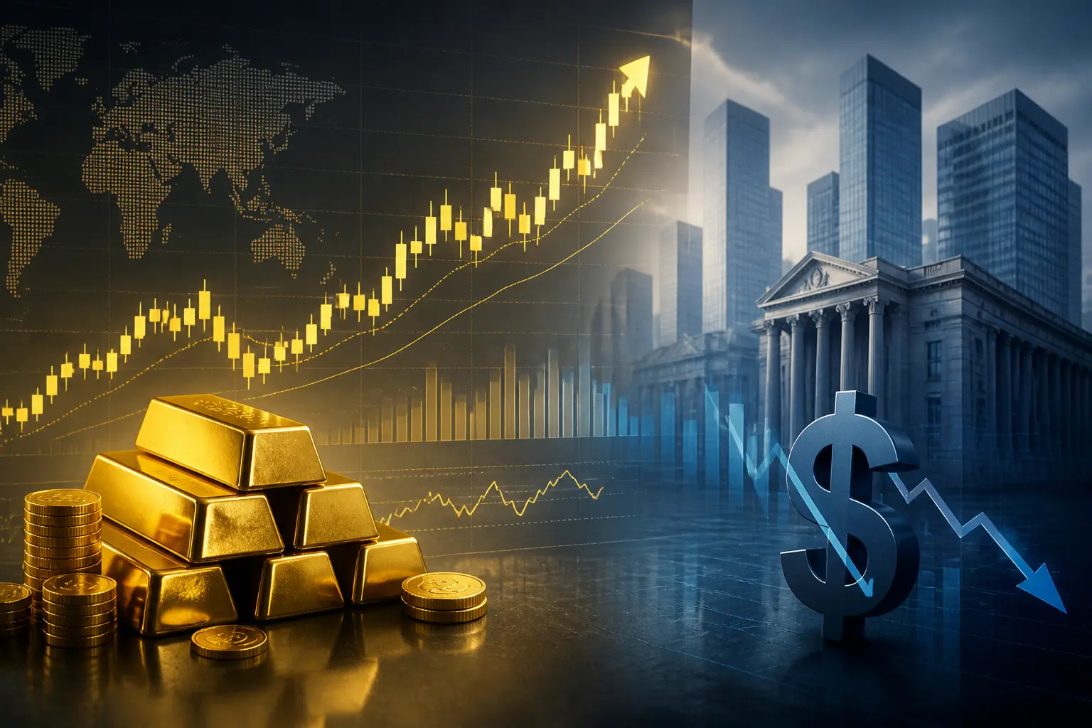 الذهب يحافظ على مكاسبه قرب 4200 دولار مع تراجع الدولار رغم تشديد الفيدرالي