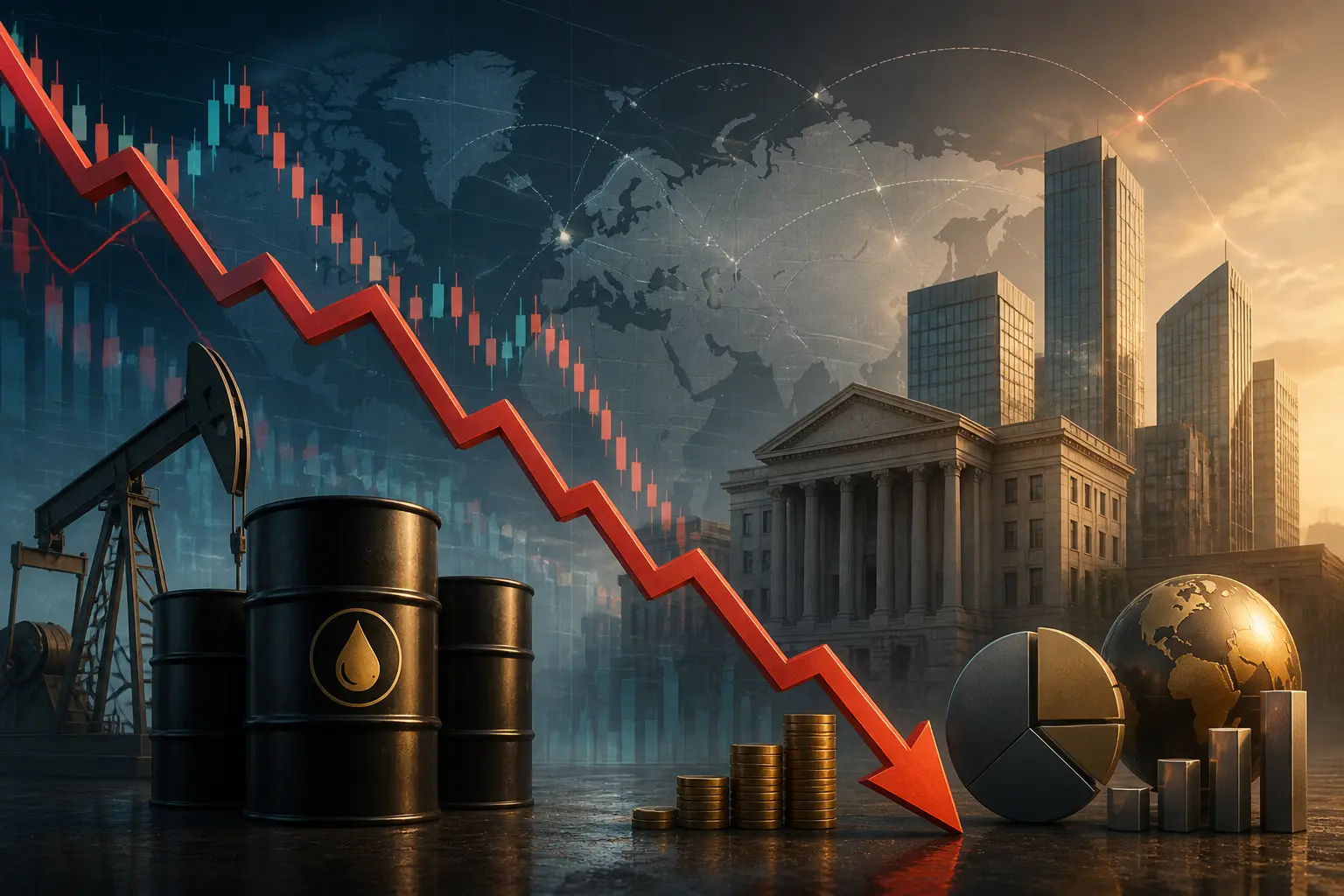 أسعار النفط تتراجع رغم توترات الشرق الأوسط بسبب اتفاق الديزل بين أمريكا وروسيا
