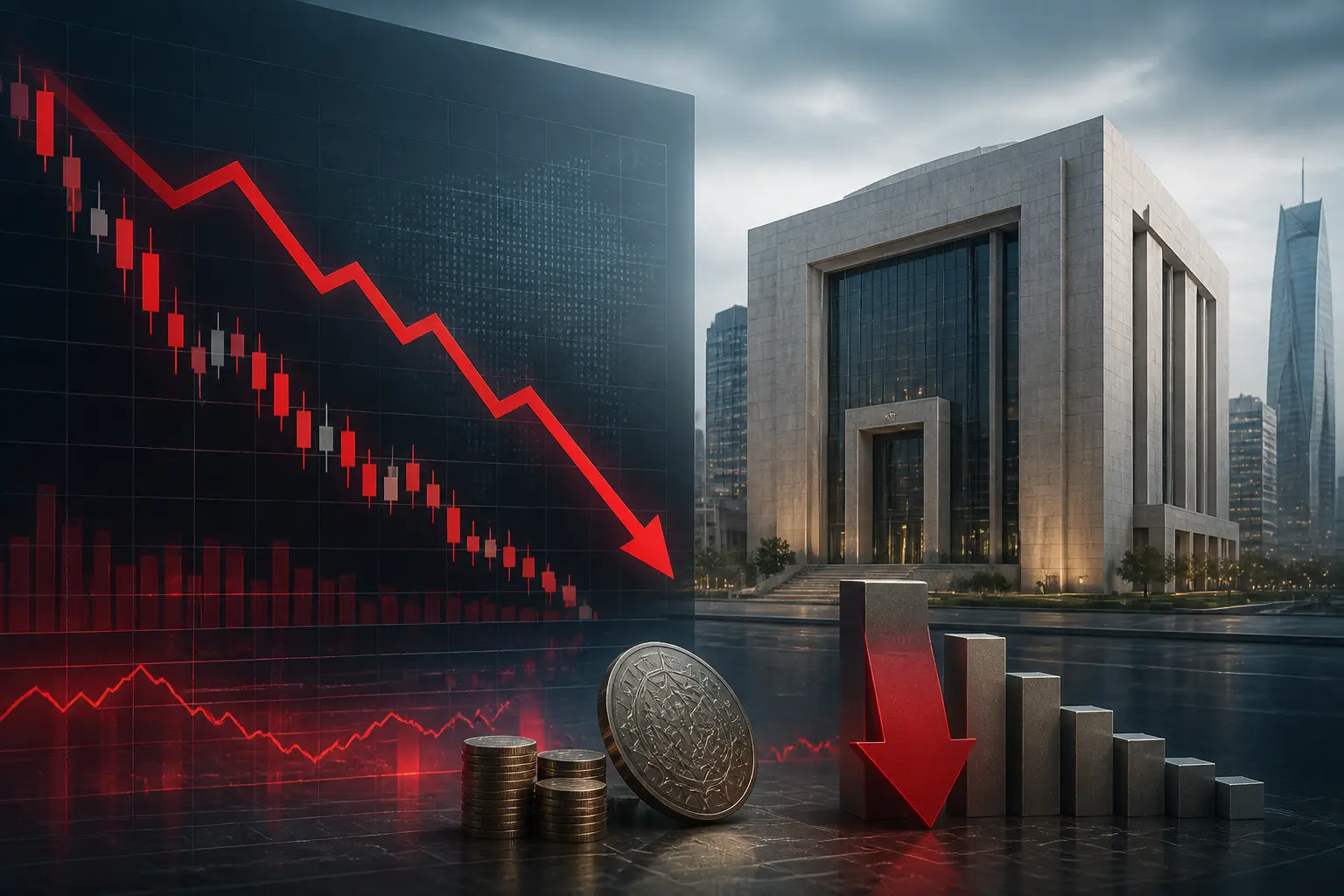 تراجع مؤشر تاسي وسط ضغوط على الأسهم السعودية والراجحي يتصدر الخسائر
