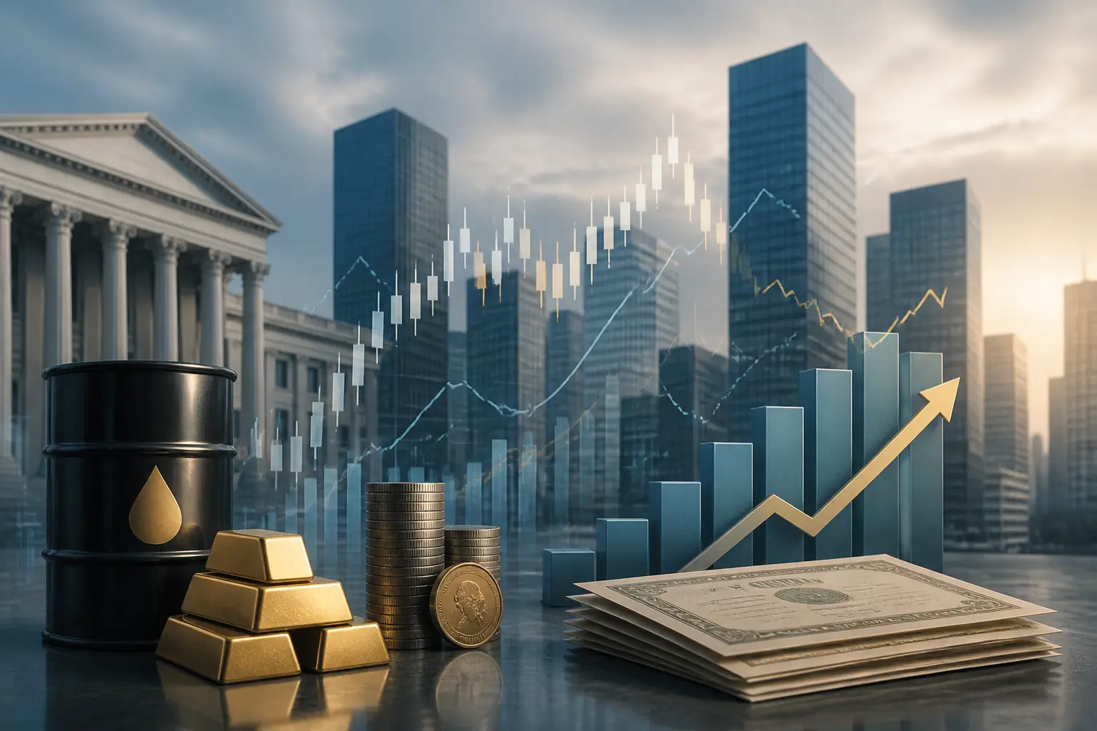 الأسواق تبدأ الأسبوع بحذر مع ارتفاع أسعار النفط وعوائد السندات
