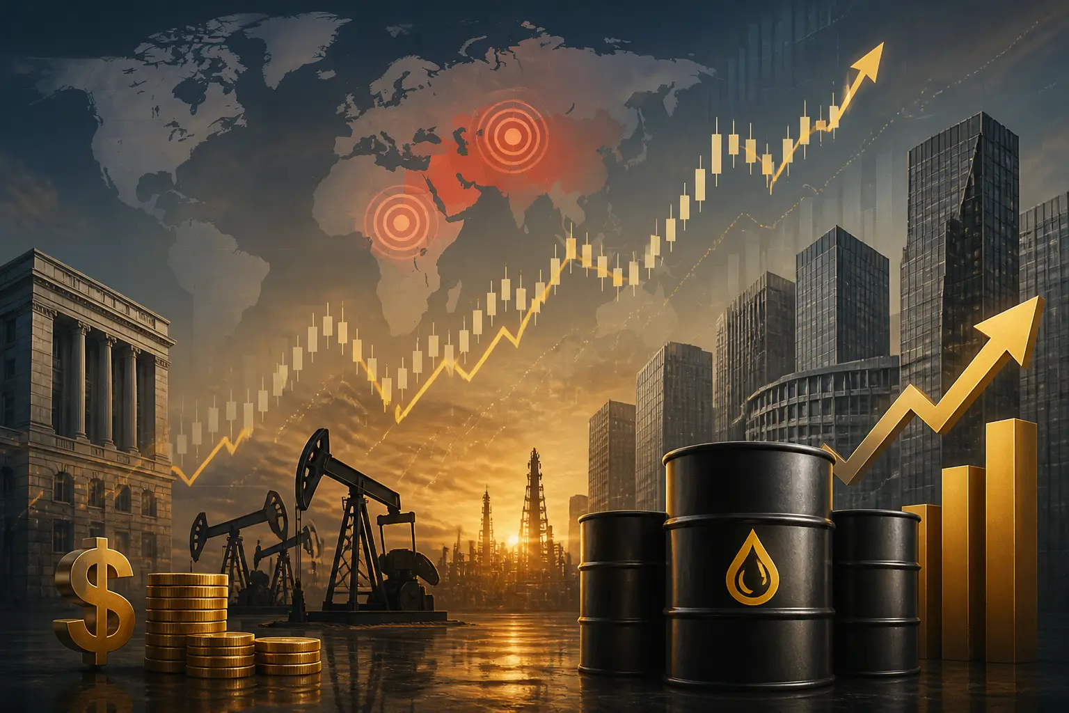 ارتفاع أسعار النفط مع تصاعد المخاطر على الإمدادات في روسيا والشرق الأوسط
