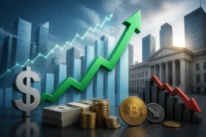 الدولار الأمريكي يرتفع لأعلى مستوى خلال 18 شهرًا وسط ضغوط على بيتكوين والأسهم