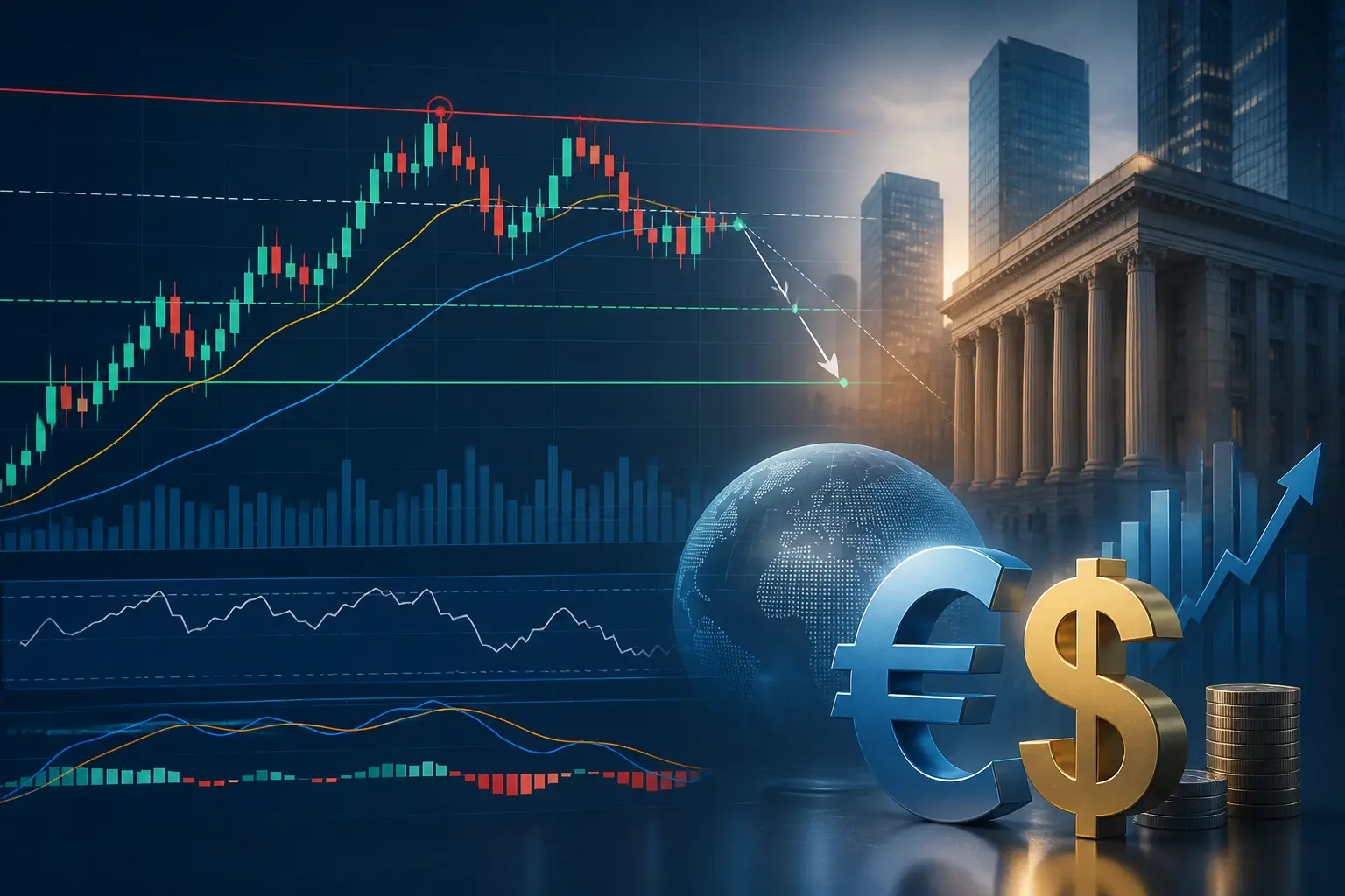 زوج يورو/دولار EUR/USD يحافظ على مكاسبه فوق 1.1150 وسط ضغوط فنية وهبوطية