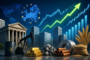 مؤشر FTSE 100 يتصدر الأسواق الأوروبية بدعم قوي من قطاع السلع