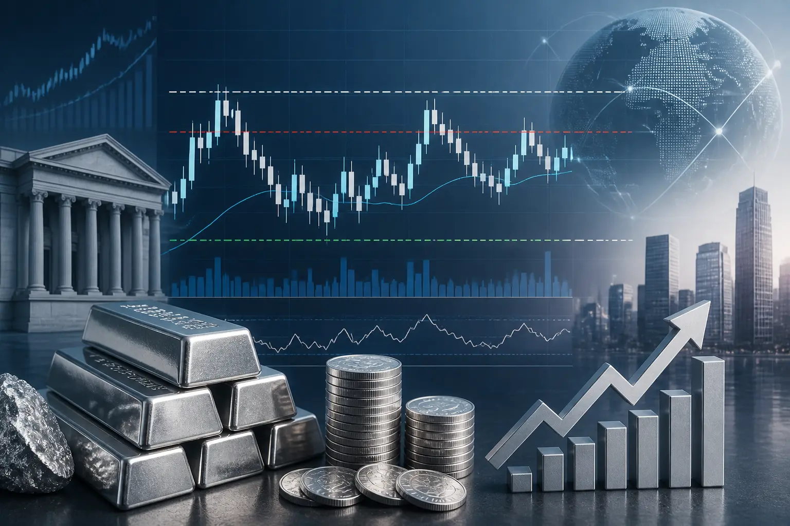 تذبذب أسعار الفضة قرب 60.30 دولار مع ترقب بيانات التضخم الأمريكية