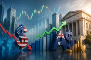ارتفاع الدولار الأسترالي مع تراجع الدولار الأمريكي ودعم بنك الاحتياطي الأسترالي المتشدد