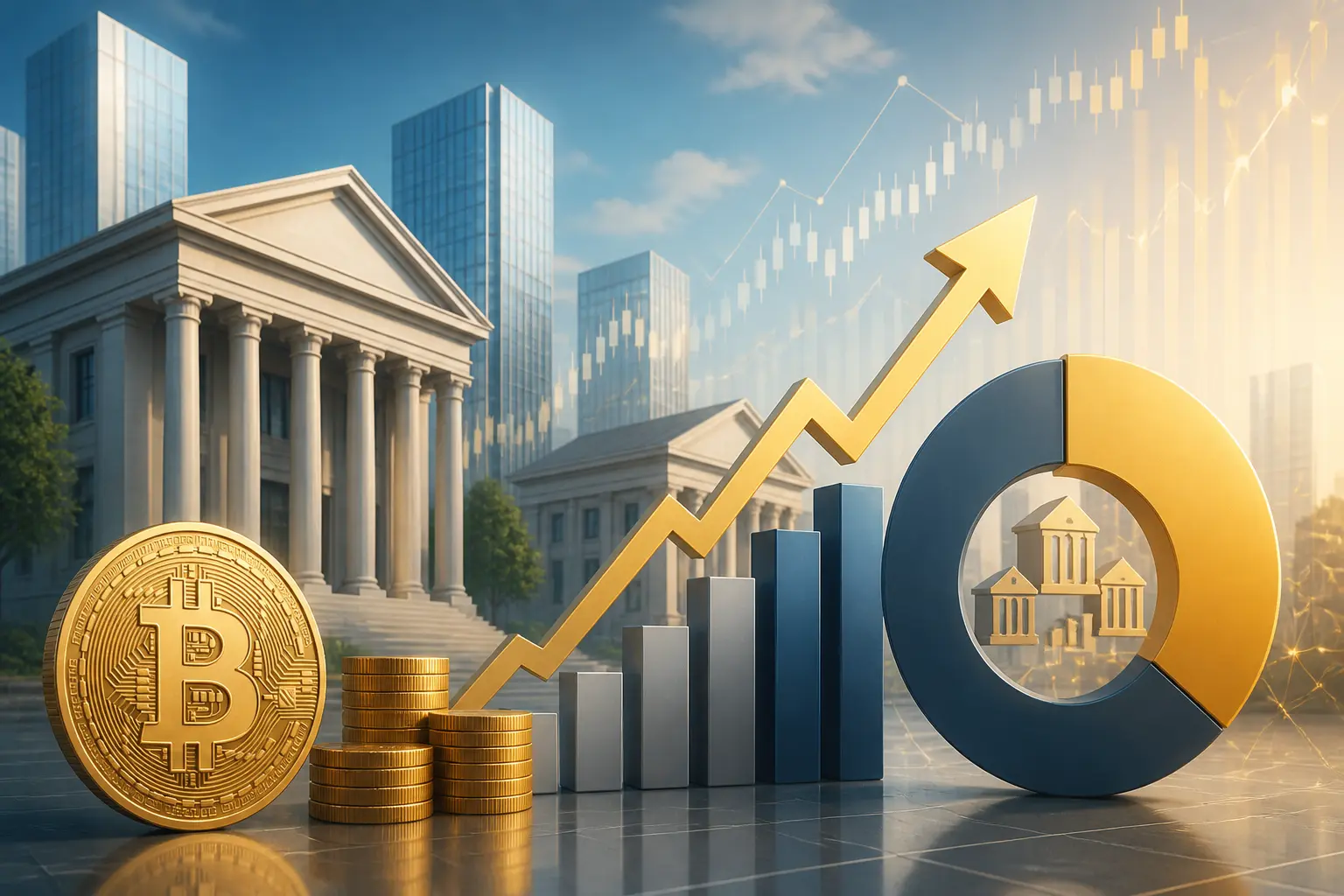 ستراتيجي: اعتماد البنوك العالمية على بيتكوين يرتفع إلى 34% في الربع الثالث من 2026