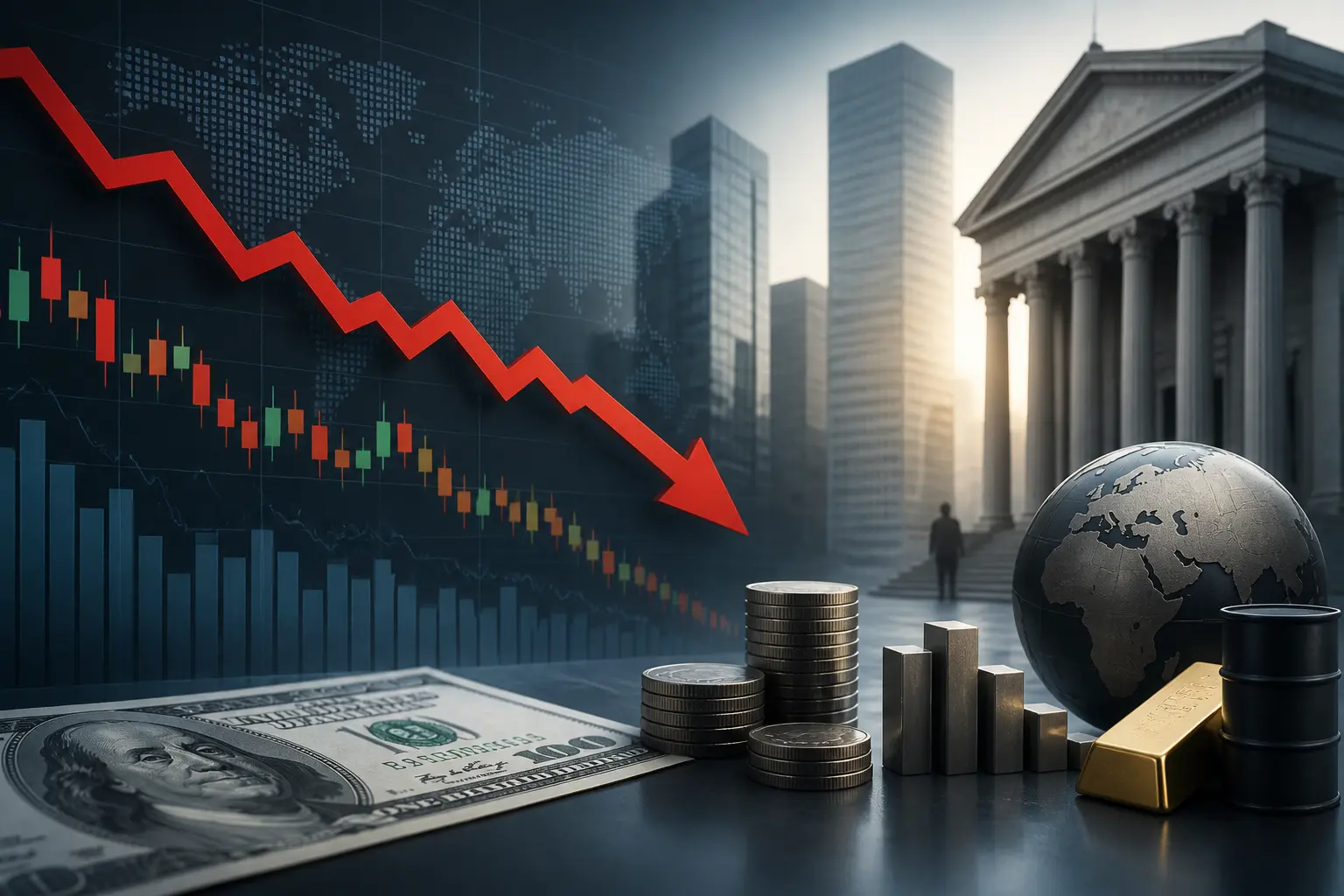 تراجع الدولار الأمريكي قبيل صدور بيانات التضخم الأمريكية المرتقبة