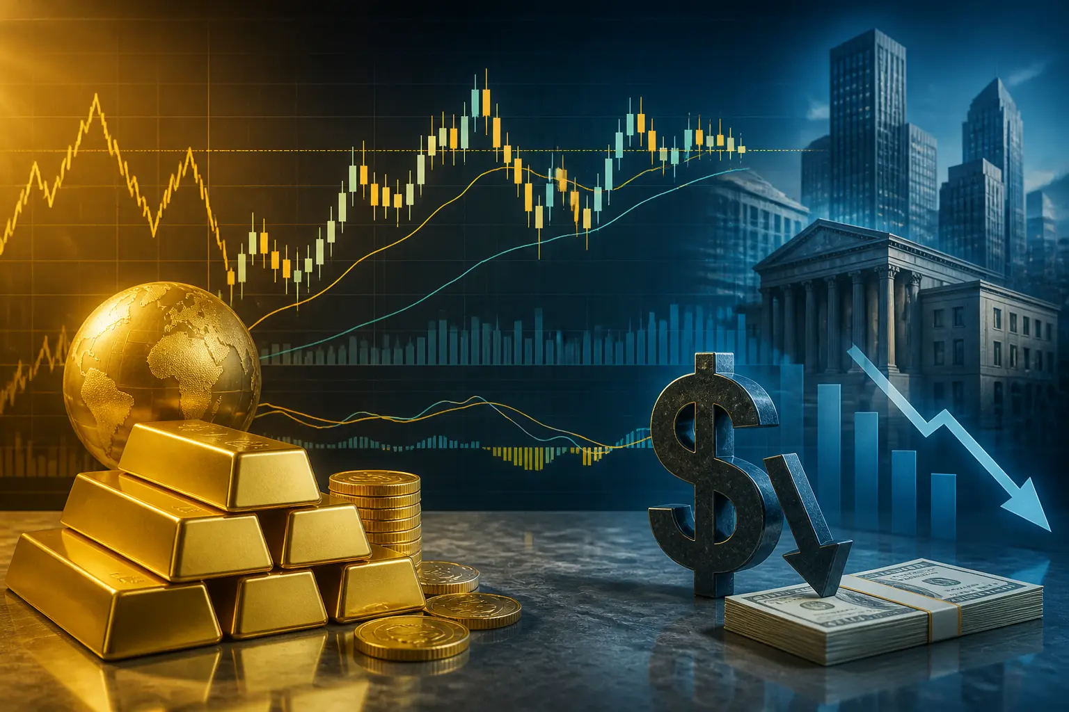 الذهب يحافظ على مستوى 4150 دولار مع تراجع الدولار قبيل صدور بيانات التضخم الأمريكية