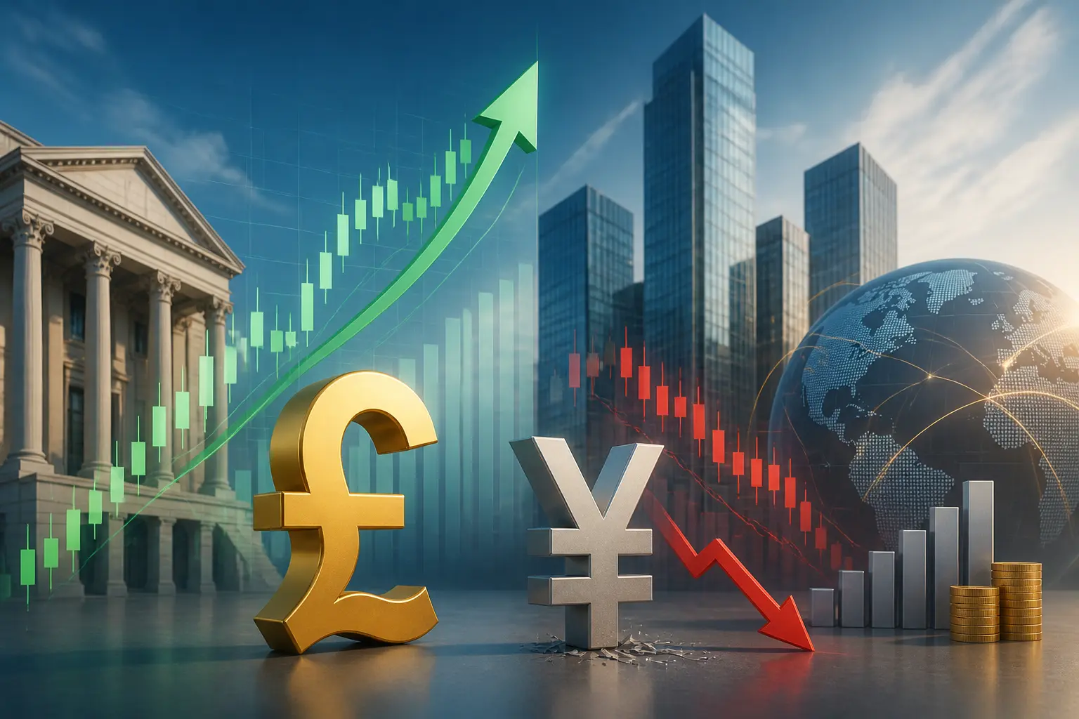 ارتفاع الجنيه الإسترليني مع تأكيد بريطانيا على الانضباط المالي وتراجع الين الياباني