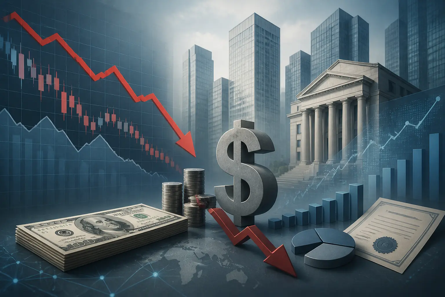 الدولار الأمريكي يتراجع قبيل صدور بيانات التضخم الأمريكية وتأثيرها على السياسة النقدية