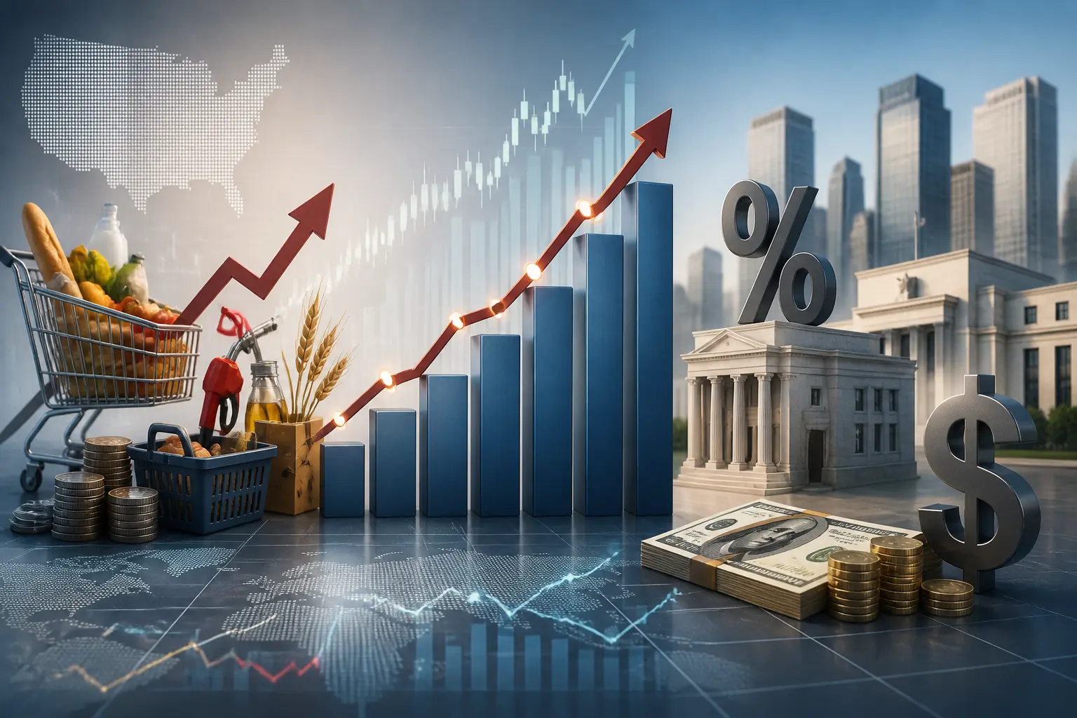 توقعات بارتفاع مؤشر أسعار المستهلك الأمريكي في سبتمبر وتأثيره على سياسات الفائدة والدولار