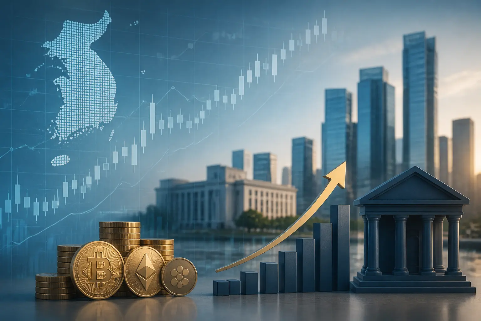 كوريا الجنوبية تعلن إرشادات ضريبية جديدة بنسبة 22% على مكاسب العملات المشفرة اعتبارًا من 2027