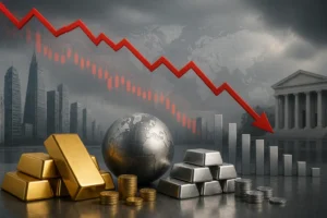 تراجع حاد في أسعار الذهب والفضة يخسر السوق 718 مليار دولار منذ الجمعة