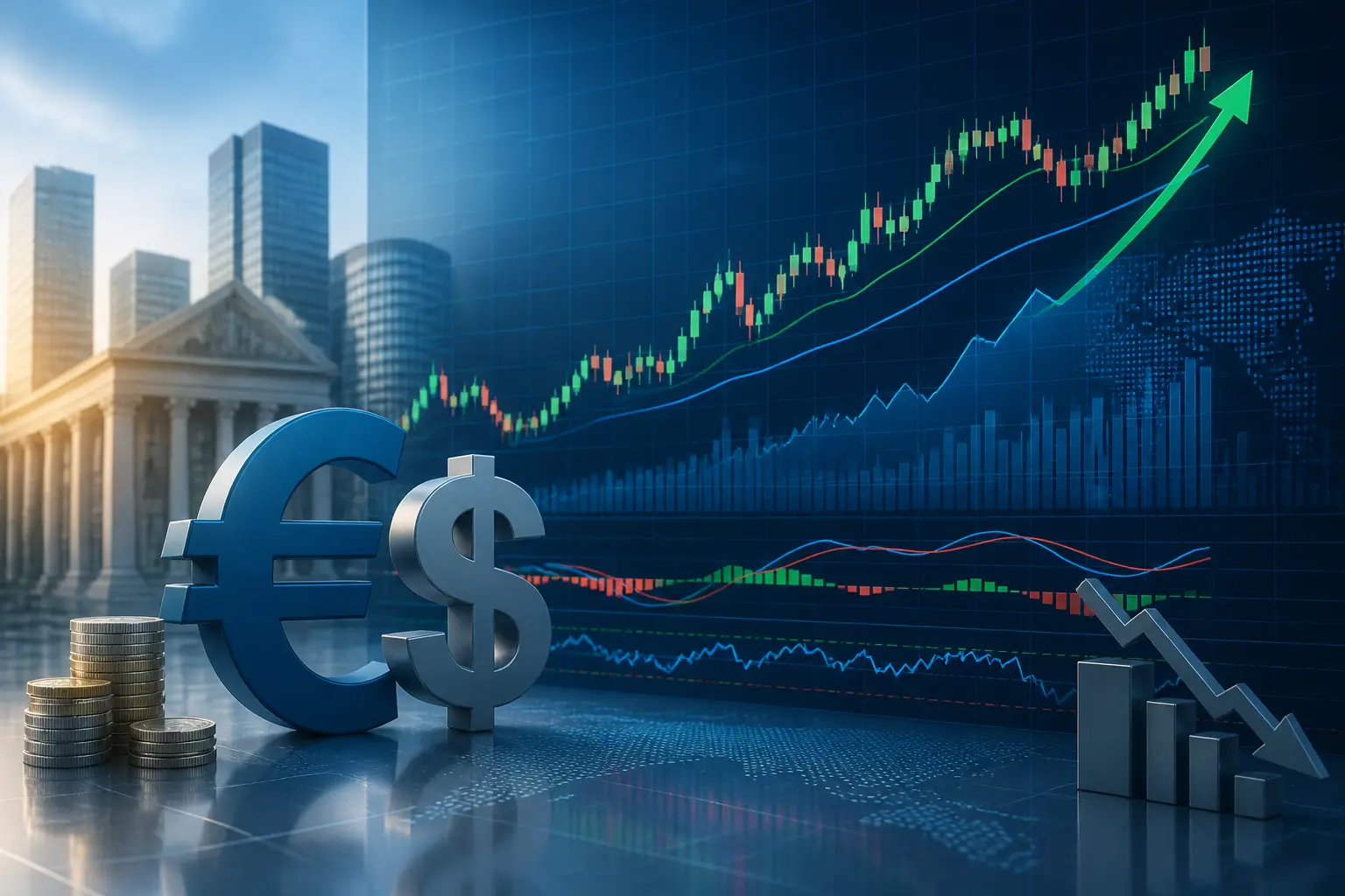 زوج يورو/دولار يواصل التعافي فوق 1.1200 مع تراجع الدولار الأمريكي