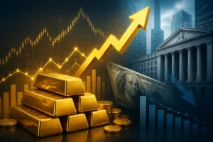 ارتفاع سعر الذهب بأكثر من 1% مدعومًا بتراجع الدولار وانخفاض عوائد السندات