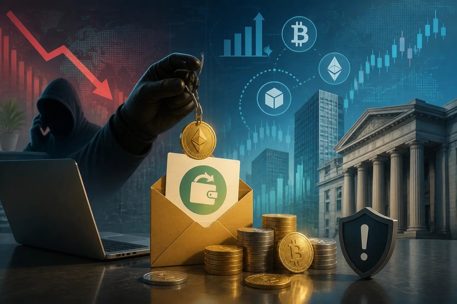 محاولات احتيال جديدة تستهدف ضحايا العملات المشفرة بعروض استرداد زائفة