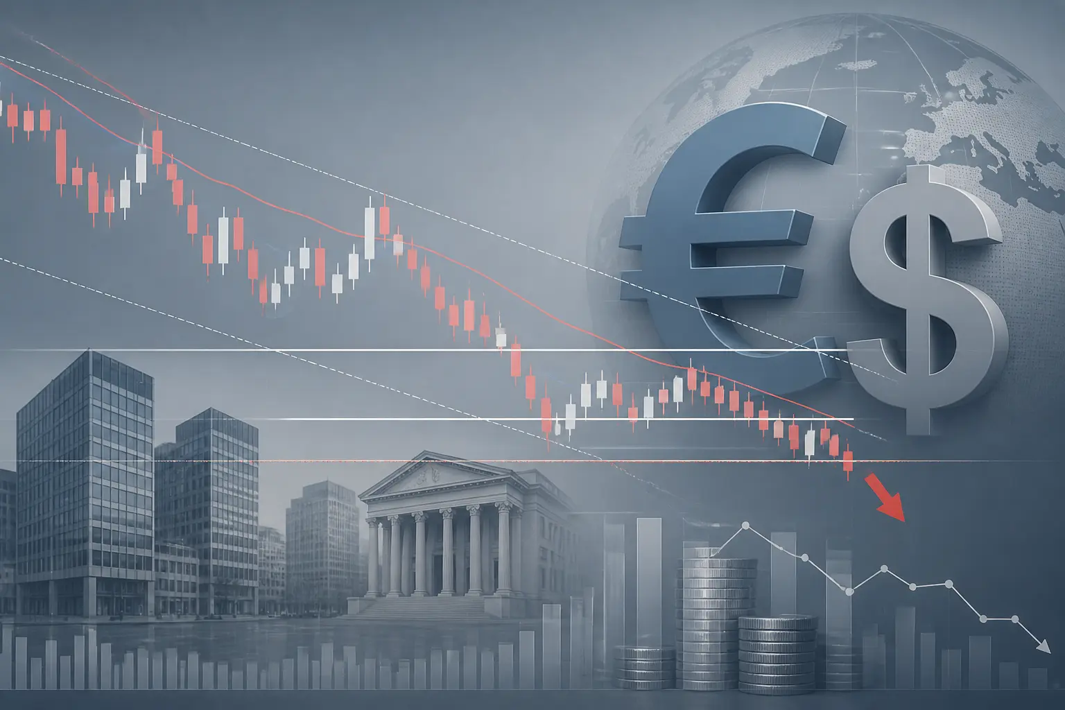 زوج يورو/دولار يتراجع دون 1.1240 مع ترقب بيانات التضخم في منطقة اليورو