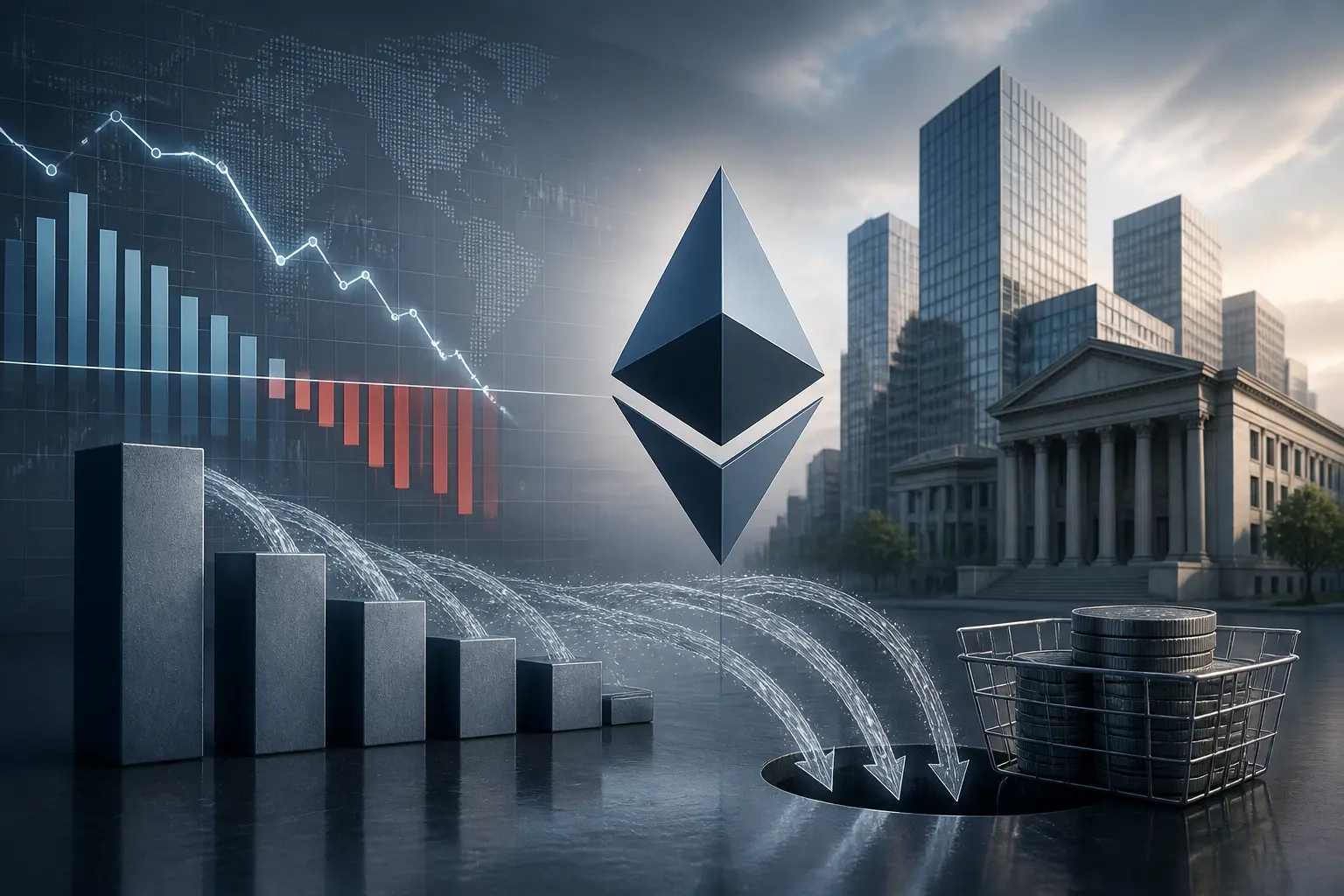 صناديق إيثيريوم الفورية في أمريكا تسجل خروج 60.22 مليون دولار وصندوق BlackRock يتصدر السحب