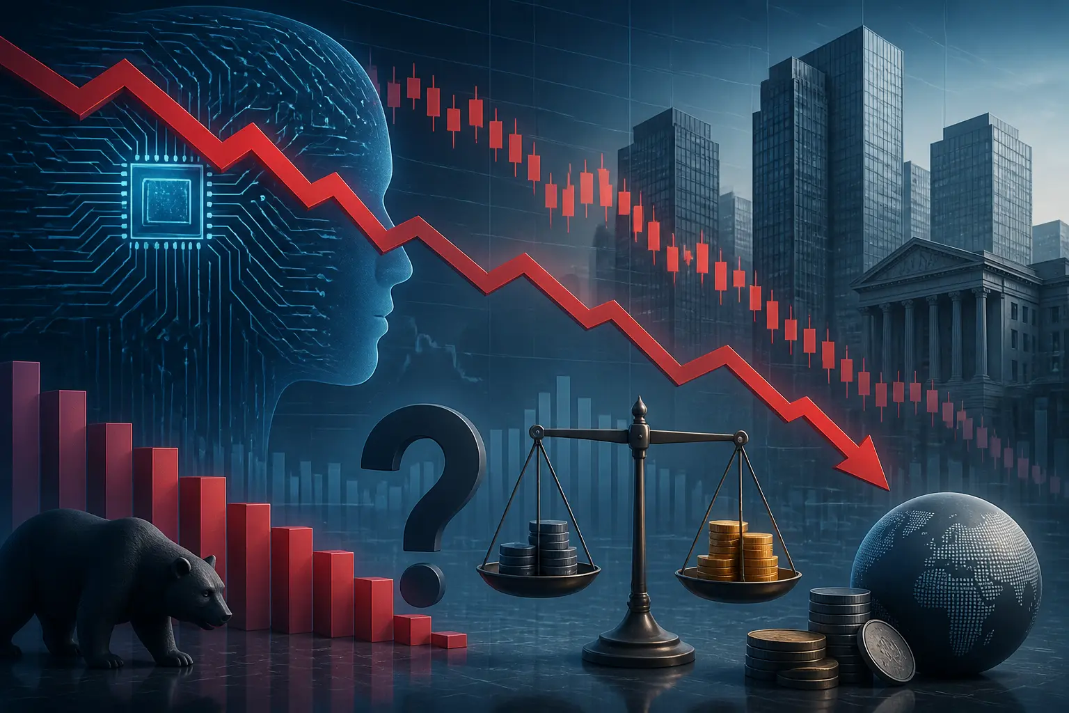 تراجع أسهم الذكاء الاصطناعي يثير تساؤلات المستثمرين حول فرص الربح والخسارة
