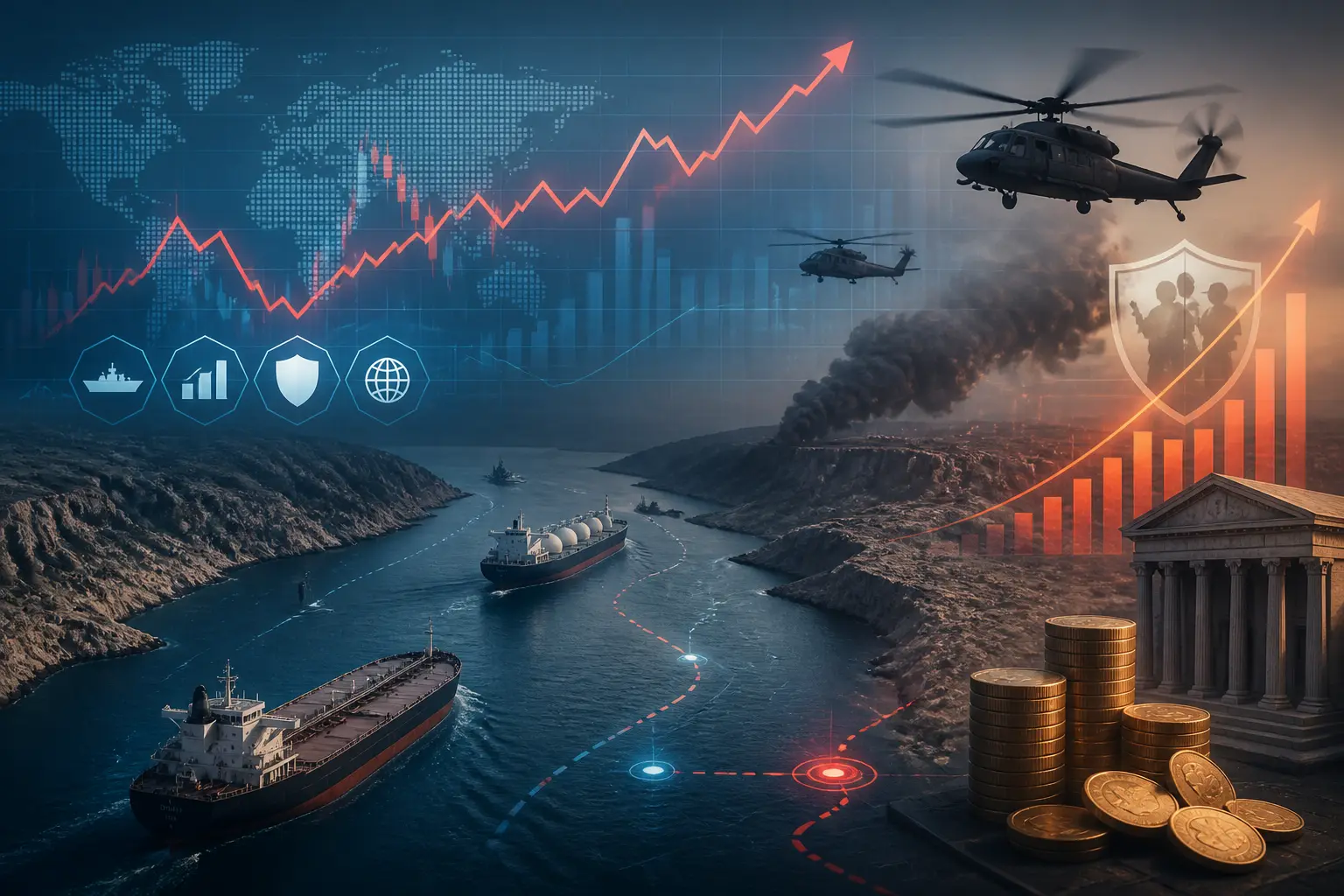 مقتل عسكريين سعوديين في تحطم مروحية وتصاعد التوترات البحرية بمضيق هرمز