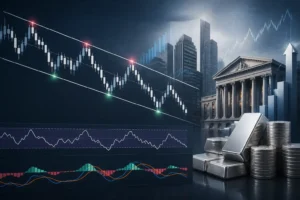 أسعار الفضة تتأرجح داخل قناة هابطة مع سيطرة البائعين وسط توقعات رفع الفائدة الأمريكية