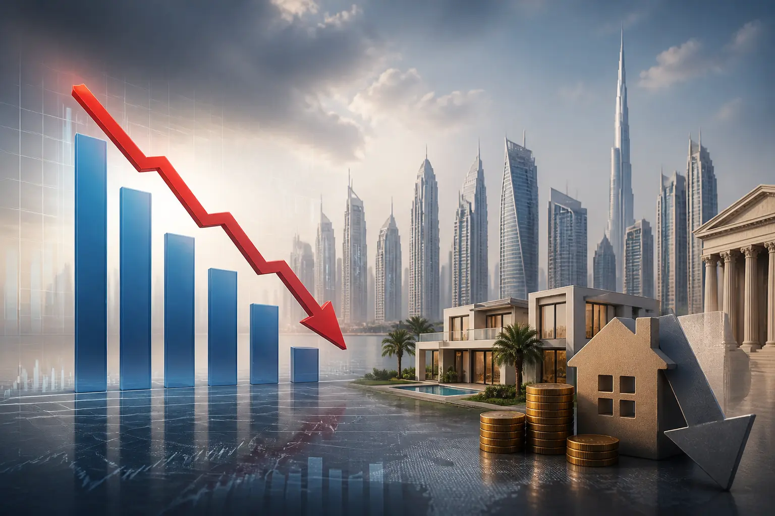 تراجع مبيعات المنازل الفاخرة في دبي 17% خلال الربع الثالث مع استمرار التوترات الإقليمية