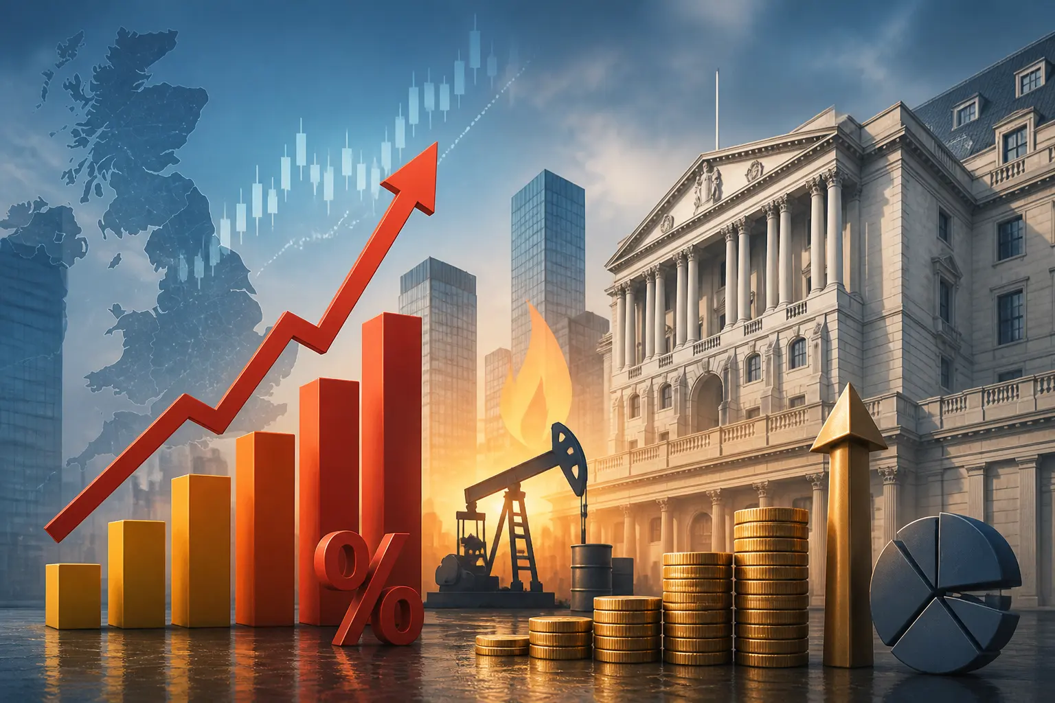 عضو بنك إنجلترا تحذر من مخاطر تضخم أكبر بسبب صدمة أسعار الطاقة وتدعو لرفع الفائدة
