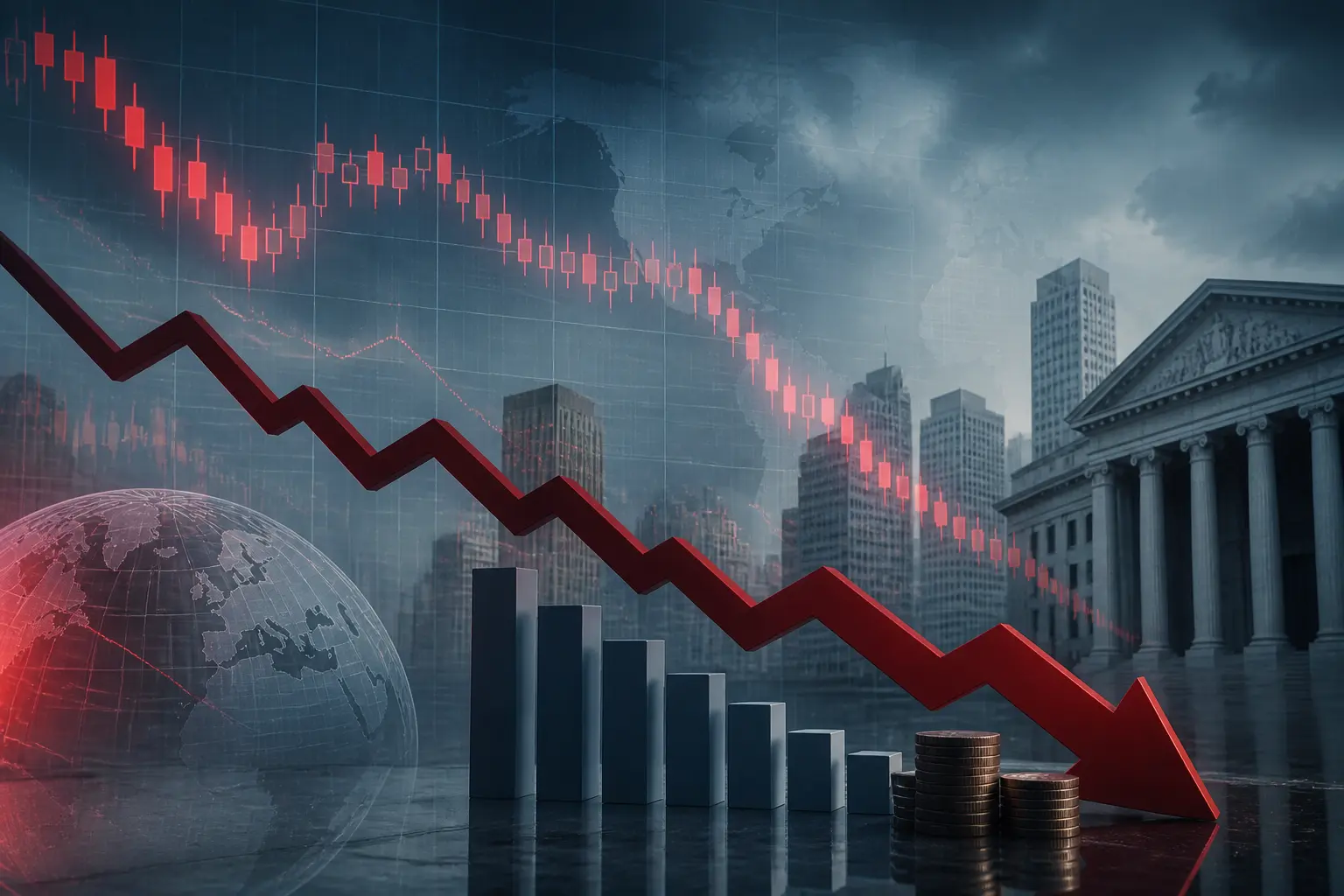 تراجع قوي لعقود الأسهم الأمريكية الآجلة مع خسائر ناسداك تتجاوز 500 نقطة