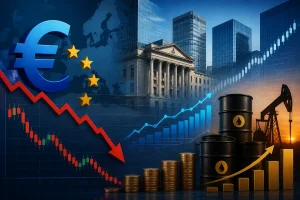 تراجع اليورو دون 1.1200 مع ارتفاع عوائد السندات الفرنسية وأسعار النفط قرب ذروتها