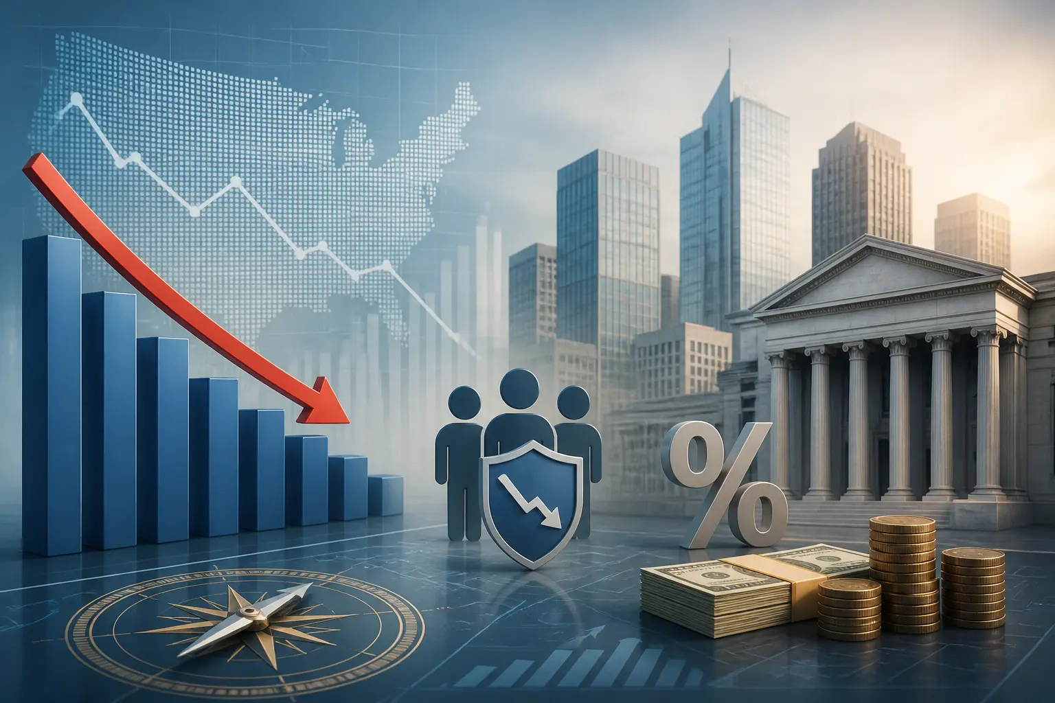 انخفاض طلبات إعانات البطالة الأمريكية يعزز توقعات استقرار أسعار الفائدة
