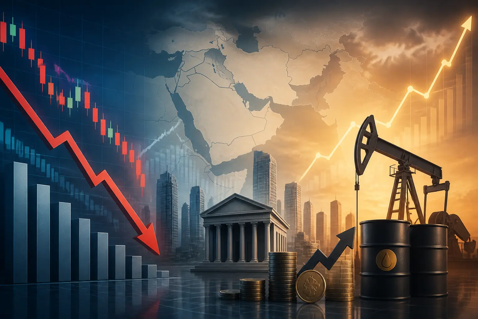 تراجع الأسهم مع تباطؤ التعافي في شركات التكنولوجيا وارتفاع أسعار النفط بسبب التوترات الإقليمية