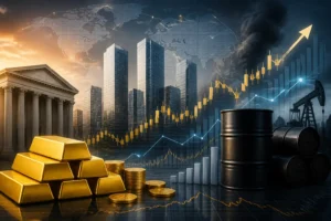 توقعات سعر الذهب تتأثر بالتوترات الجيوسياسية وارتفاع أسعار النفط رغم محاولات التعافي