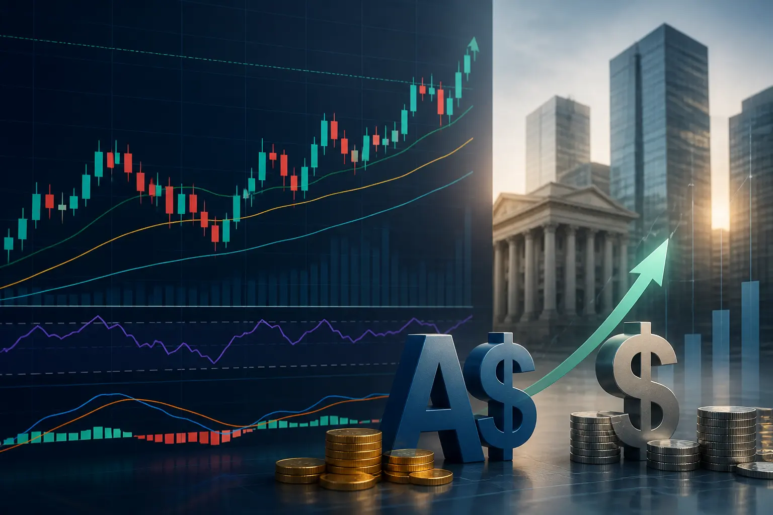الدولار الأسترالي يرتفع مقابل الدولار الأمريكي قبيل صدور بيانات مؤشر مديري المشتريات الأمريكية