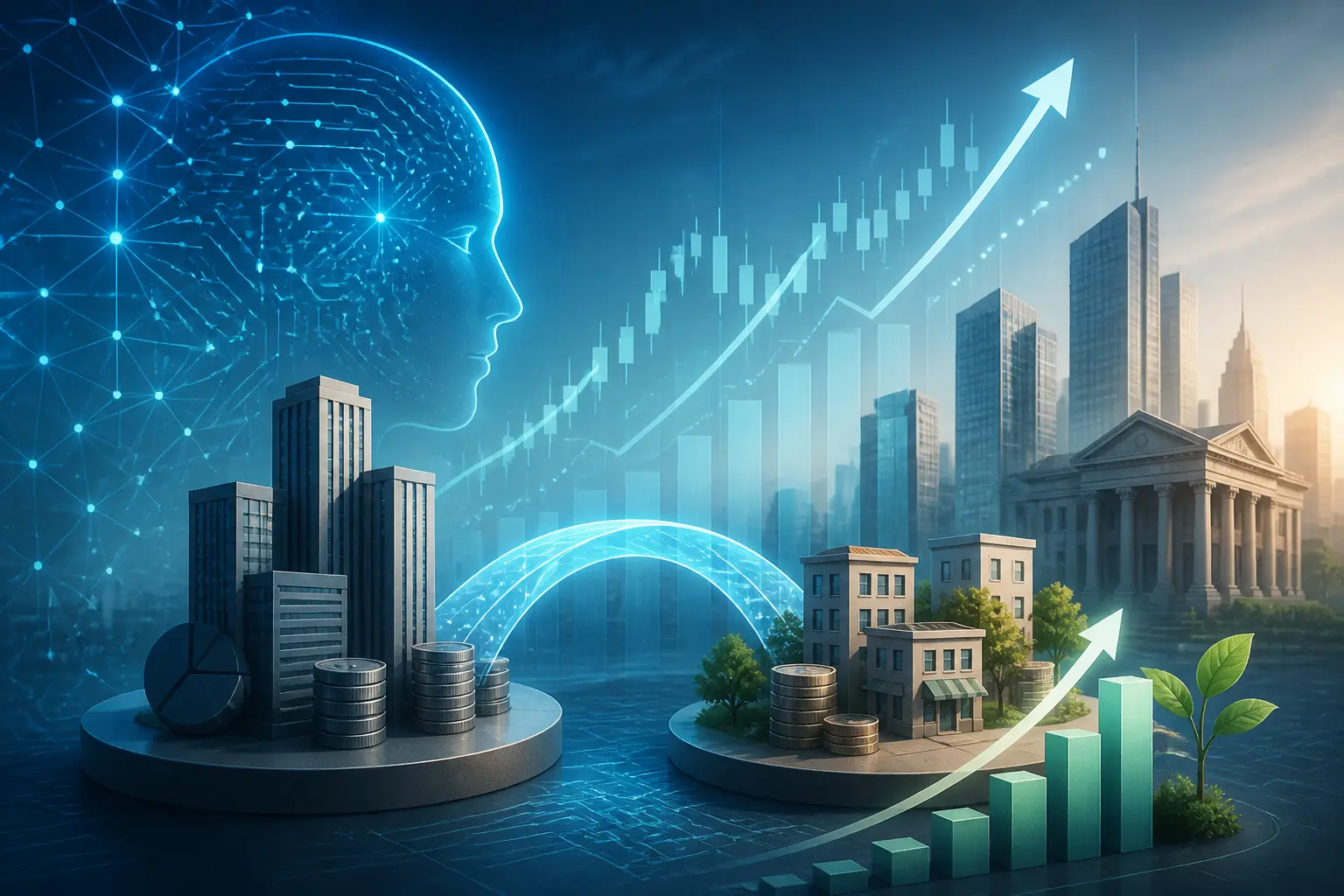 الذكاء الاصطناعي يعيد تشكيل فرص الاستثمار لصالح الشركات الصغيرة والقطاعات المهملة