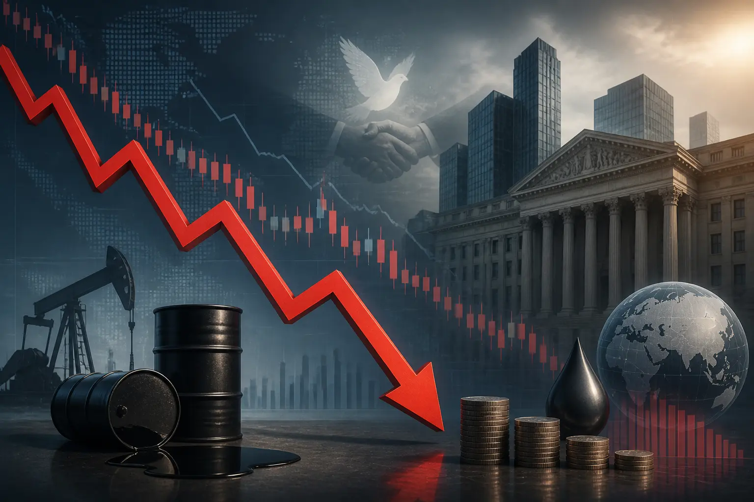 النفط يواصل تراجعه مع تراجع مخاوف التصعيد الإقليمي بفضل جهود الوساطة مع إيران