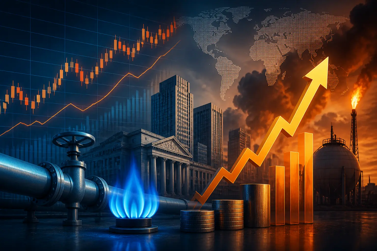 أسعار الغاز الأوروبية ترتفع لأعلى مستوى منذ أربع سنوات مع تصاعد التوترات في الشرق الأوسط