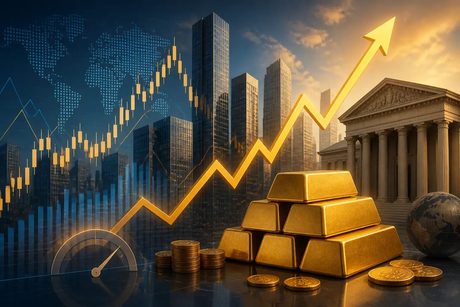 الذهب يقترب من 4,000 دولار وسط ترقب قرار الفيدرالي بشأن الفائدة