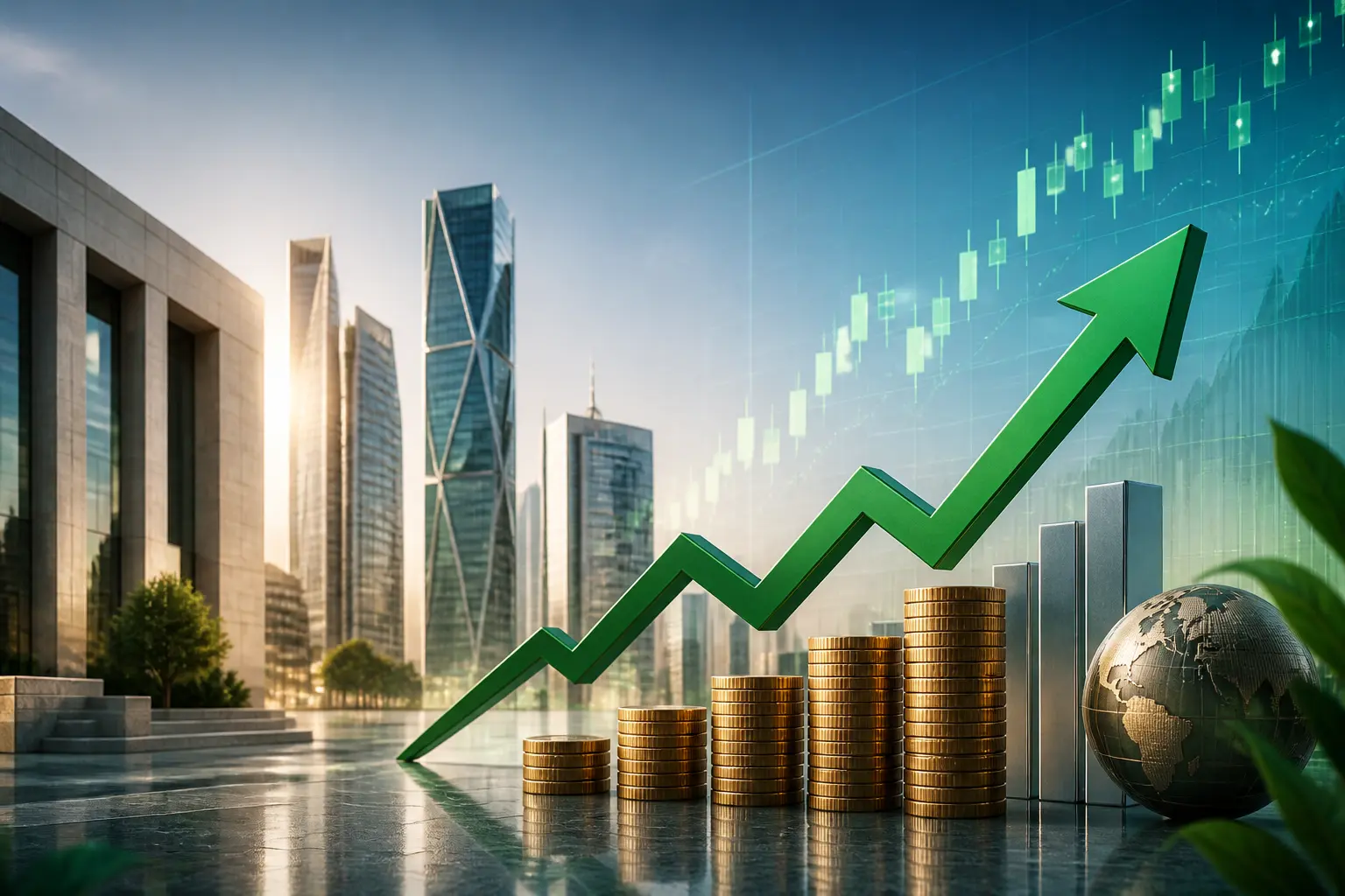 مؤشر تاسي يتجاوز 10 آلاف نقطة مع اتساع المكاسب في السوق السعودية