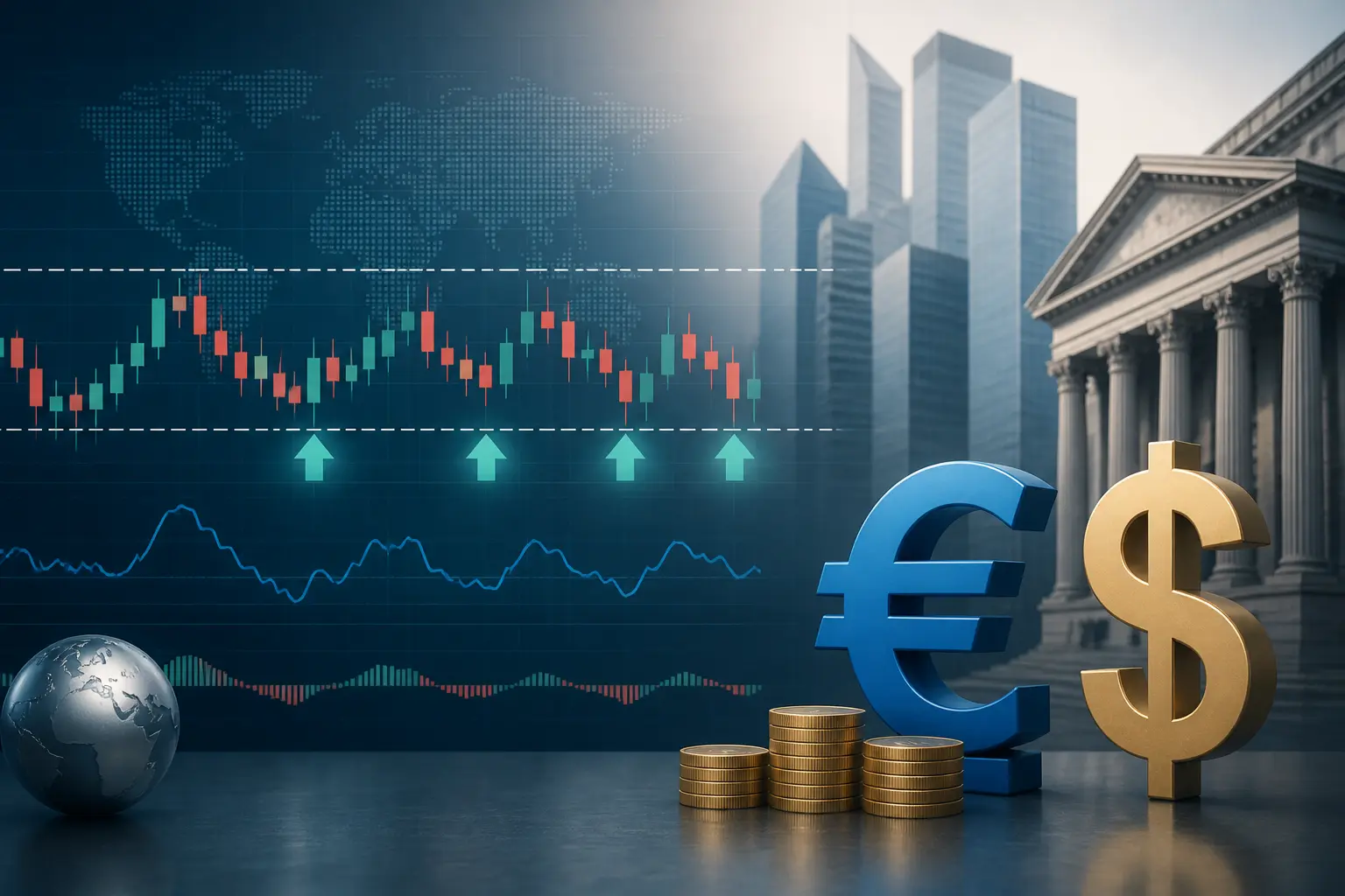 اليورو أمام الدولار: مستويات دعم حاسمة عند 1.1110 وسط تداول ضمن نطاق ضيق